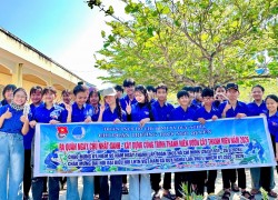 Đoàn xã Duy Nghĩa ra quân hưởng ứng Ngày Chủ nhật xanh năm 2026