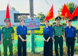 Hưởng ứng ngày Chủ nhật xanh toàn quốc lần thứ I năm 2026: Tuổi trẻ xã Thăng An xây dựng công trình “Tuyến đường an ninh”