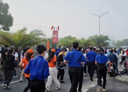 Tuổi trẻ Xuân Phú sôi nổi tham gia ngày chạy Olympic gắn với ra quân Chủ nhật xanh đợt 1 năm 2026
