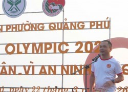Hơn 500 vận động viên tham gia ngày chạy Olympic vì sức khỏe toàn dân năm 2026 tại phường Quảng Phú