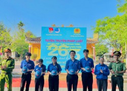 Tuổi trẻ phường Hương Trà tổ chức tuyên truyền pháp luật chào mừng 95 năm Ngày thành lập Đoàn