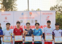 Xã Đồng Dương: Chi đoàn thôn Châu Lâm tổ chức giải bóng đá mini nam S7 chào mừng 95 năm Ngày thành lập Đoàn