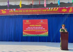 Đoàn xã Tây Hồ tổ chức tuyên truyền tuyển sinh Công an nhân dân và pháp luật an toàn giao thông năm 2026