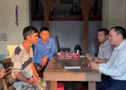 Xã Nông Sơn tổ chức thăm hỏi, tặng quà người khuyết tật