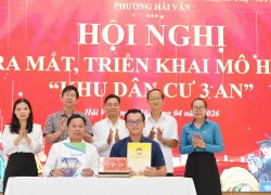 Đoàn phường Hải Vân ra mắt mô hình “Khu dân cư 3 An” hưởng ứng Chỉ thị 14-CT/TU của Thành ủy Đà Nẵng