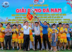 Đoàn Thanh niên xã Nông Sơn tổ chức thành công Giải bóng đá nam 11 người chào mừng các ngày lễ lớn