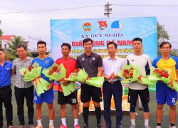 Sôi nổi Giải bóng đá nam xã Duy Nghĩa năm 2026
