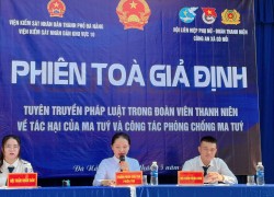 Đoàn Thanh niên xã Gò Nổi phối hợp tổ chức phiên tòa giả định tuyên truyền pháp luật cho thanh thiếu niên tại Trường THPT Phạm Phú Thứ