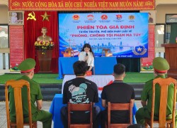 Đoàn xã Tam Anh phối hợp tổ chức phiên tòa giả định tuyên truyền pháp luật về phòng, chống tội phạm ma túy
