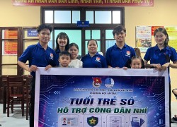 Đội tình nguyện “Tuổi trẻ số – hỗ trợ công dân nhí” phường Hội An Tây