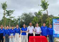 Tuổi trẻ Bàn Thạch bàn giao công trình thanh niên “Hàng cây thanh niên” – Gieo mầm xanh, dựng xây tương lai