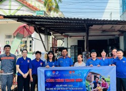 Đoàn Thanh niên – Hội LHTN phường Hội An Tây: hoàn thành ngôi nhà thứ 8 trong chuỗi công trình thanh niên đấu nối nước sạch cho hộ khó khăn