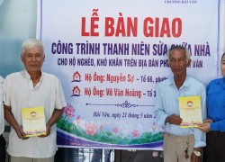 Phường Hải Vân bàn giao công trình thanh niên chào mừng Đại hội Hội LHTN Việt Nam thành phố Đà Nẵng