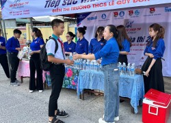 Tuổi trẻ xã Thăng Bình ra quân Chương trình “Tiếp sức mùa thi” năm 2026