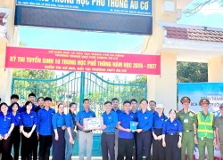 Đại diện Thành đoàn Đà Nẵng thăm, động...
