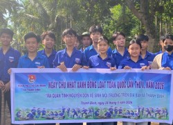 Đoàn xã Thạnh Bình ra quân hưởng ứng “Chủ nhật xanh” lần thứ II năm 2026