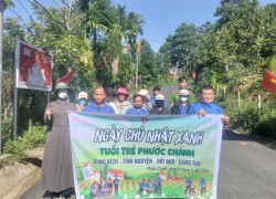 Tuổi trẻ Phước Chánh đồng loạt ra quân hưởng ứng “Ngày Chủ nhật xanh”