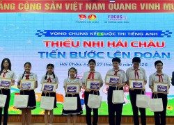 Vòng Chung kết Hội thi tiếng Anh “Thiếu nhi Hải Châu – Tiến bước lên Đoàn” năm 2026