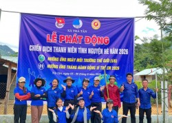 Tuổi trẻ xã Trà Tân ra quân Chiến dịch Thanh niên tình nguyện hè năm 2026 và hưởng ứng Tháng hành động vì trẻ em