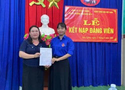 Đoàn xã Duy Nghĩa: Đoàn viên ưu tú được kết nạp vào Đảng Cộng sản Việt Nam