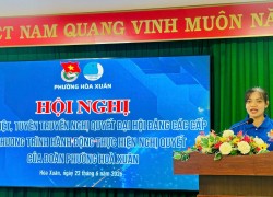 Đoàn phường Hòa Xuân tổ chức hội nghị quán triệt, tuyên truyền Nghị quyết Đại hội Đảng các cấp và thông tin thời sự 6 tháng đầu năm 2026