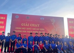 Tuổi trẻ Bàn Thạch hưởng ứng giải chạy chung tay xây dựng địa phương không ma túy