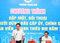 Đoàn phường Thanh Khê tham mưu tổ chức chương trình đối thoại giữa người đứng đầu cấp ủy, chính quyền với đoàn viên, thanh thiếu nhi năm 2026