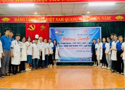 Đoàn xã Tiên Phước tổ chức khám bệnh, cấp phát thuốc miễn phí cho người dân có hoàn cảnh khó khăn