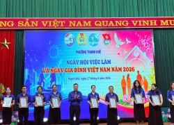 Đoàn phường Thanh Khê tham gia Ngày hội Việc làm và Ngày Gia đình Việt Nam năm 2026