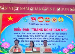 Đoàn phường Hải Vân tổ chức Diễn đàn “Tháng nghe dân nói” và đối thoại giữa người đứng đầu cấp ủy, chính quyền với đoàn viên, thanh niên năm 2026
