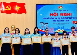 Hội đồng Đội xã Thăng An tổ chức Hội nghị tổng kết công tác Đội và phong trào thiếu nhi năm học 2025–2026