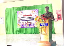 Đoàn xã Điện Bàn Tây tuyên truyền phòng, chống ma túy cho thanh thiếu nhi