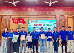 Đoàn xã Duy Nghĩa tổ chức cuộc thi vẽ tranh về bảo vệ môi trường và biển, đảo quê hương