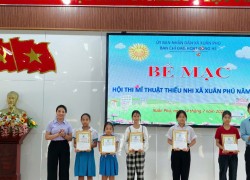 Đoàn xã Xuân Phú tổ chức Hội thi Mỹ thuật thiếu nhi năm 2026