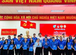 Phường Cẩm Lệ công bố quyết định thành lập 32 chi đoàn tổ dân phố