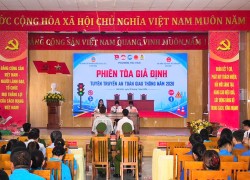 Đoàn phường Hải Vân tổ chức phiên tòa giả định tuyên truyền pháp luật về an toàn giao thông năm 2026