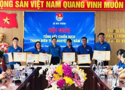 Đoàn xã Núi Thành tổng kết Chiến dịch Thanh niên tình nguyện hè và kiện toàn tổ chức Đoàn, Đội