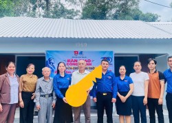 Đoàn phường Bàn Thạch bàn giao công trình sửa chữa Nhà thờ Mẹ Việt Nam Anh hùng Nguyễn Thị Khải