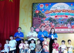 Đoàn xã Trà Tân tổ chức chương trình “Vầng trăng yêu thương - Thắp sáng ước mơ” năm 2026