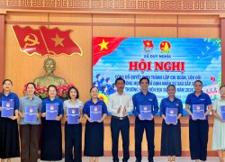 Đoàn xã Duy Nghĩa kiện toàn tổ chức Đoàn, Đội trường học sau sắp xếp