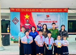 Đoàn xã Thăng An tuyên truyền Luật Trẻ em, xây dựng tình bạn đẹp và nói không với bạo lực học đường