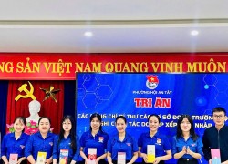 Đoàn phường Hội An Tây công bố quyết định sắp xếp, hợp nhất các tổ chức Đoàn trong trường học