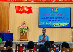 Đoàn xã Thăng An tập huấn kỹ năng công tác Đội cho giáo viên Tổng phụ trách Đội và Ban Chỉ huy Liên đội