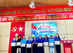 Hội LHTN Việt Nam xã Trà Leng tổ chức lễ kỷ niệm 70 năm Ngày truyền thống Hội