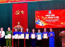 Hội LHTN Việt Nam xã Lãnh Ngọc tổ chức Ngày hội “Tôi yêu Tổ quốc tôi” chào mừng 70 năm Ngày truyền thống Hội