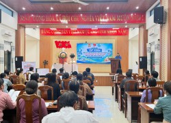 Đoàn xã Phú Ninh phối hợp tổ chức tập huấn chuyển đổi số, quảng bá và tiêu thụ sản phẩm trên các nền tảng số năm 2026