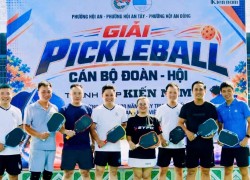 Đoàn Thanh niên – Hội LHTN Việt Nam 03 phường Hội An, Hội An Tây và Hội An Đông tổ chức giao lưu Pickleball