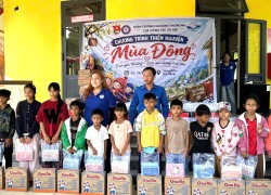 Đoàn trường Cao đẳng Thương mại tổ chức chương trình “Thiện nguyện mùa đông” tại xã Sông Kôn