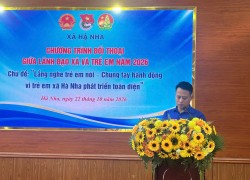 Xã Hà Nha tổ chức Hội nghị gặp gỡ, đối thoại giữa lãnh đạo UBND xã với trẻ em năm 2026