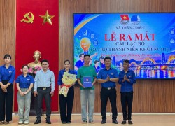 Đoàn xã Thăng Điền ra mắt Câu lạc bộ “Hỗ trợ thanh niên khởi nghiệp”